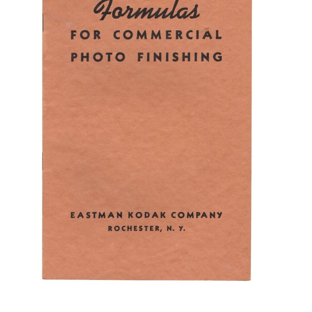 Vintage Kodak Booklet Lot of 3 Photo Finishing & Paper